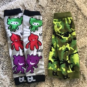 2 pairs of BL baby leg warmers